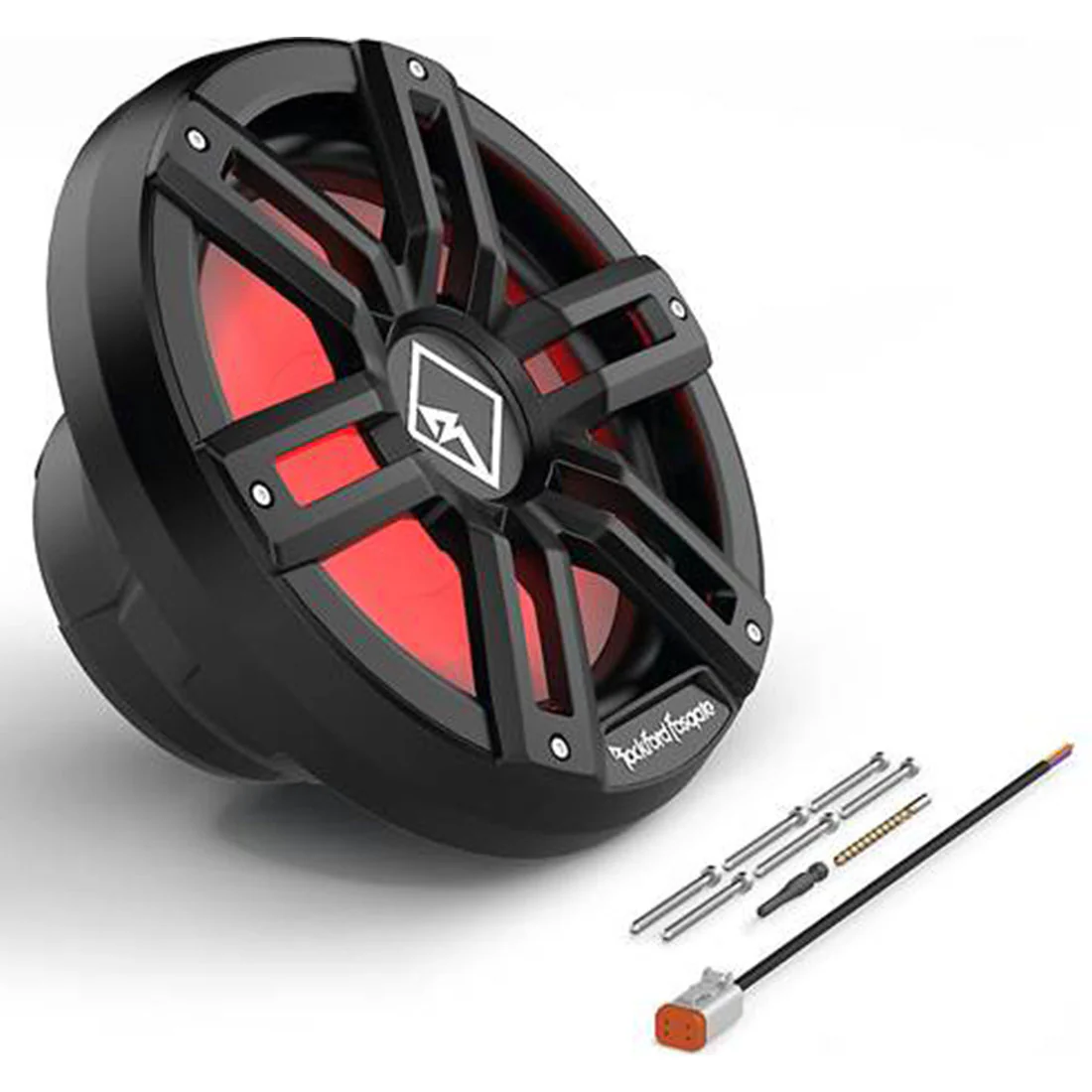 Rockford Fosgate M2D2-12SB 12" Color Optix Sealed Enclosure Marine Subwoofer - Black (M2D212SB) - Image 3
