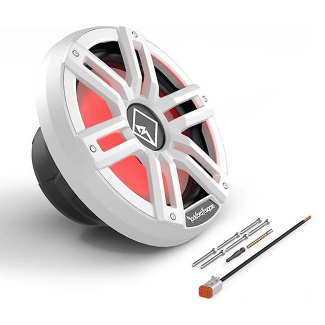 Rockford Fosgate M2D4-12I 12" Color Optix Infinite Baffle Marine Subwoofer - White (M2D412I) - Image 6