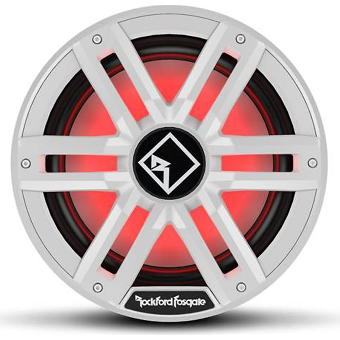 Rockford Fosgate M2D4-12S 12" Color Optix Sealed Enclosure Marine Subwoofer - White (M2D412S) - Image 3