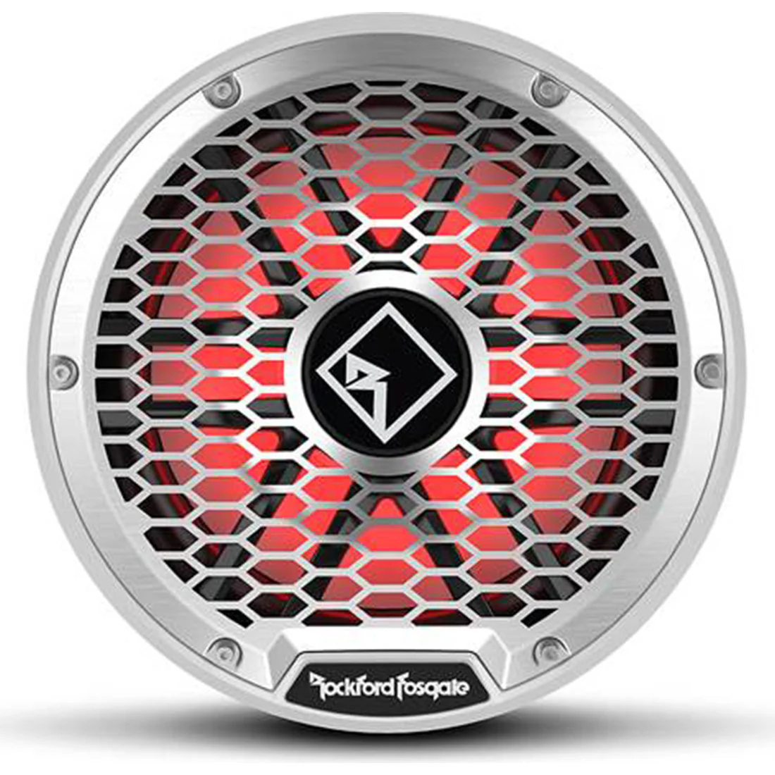Rockford Fosgate M2D4-12S 12" Color Optix Sealed Enclosure Marine Subwoofer - White (M2D412S) - Image 4