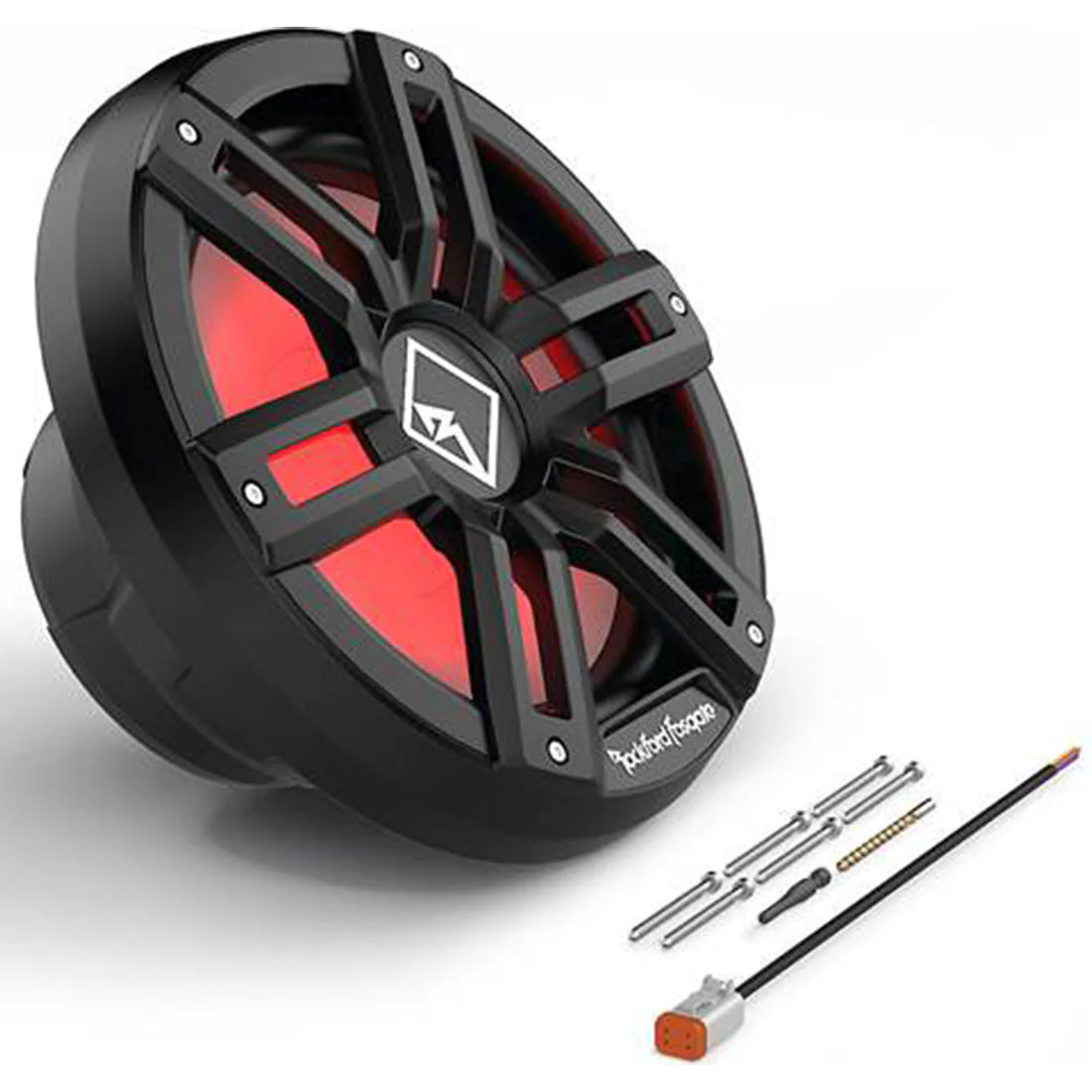Rockford Fosgate M2D4-12SB 12" Color Optix Sealed Enclosure Marine Subwoofer - Black (M2D412SB) - Image 6