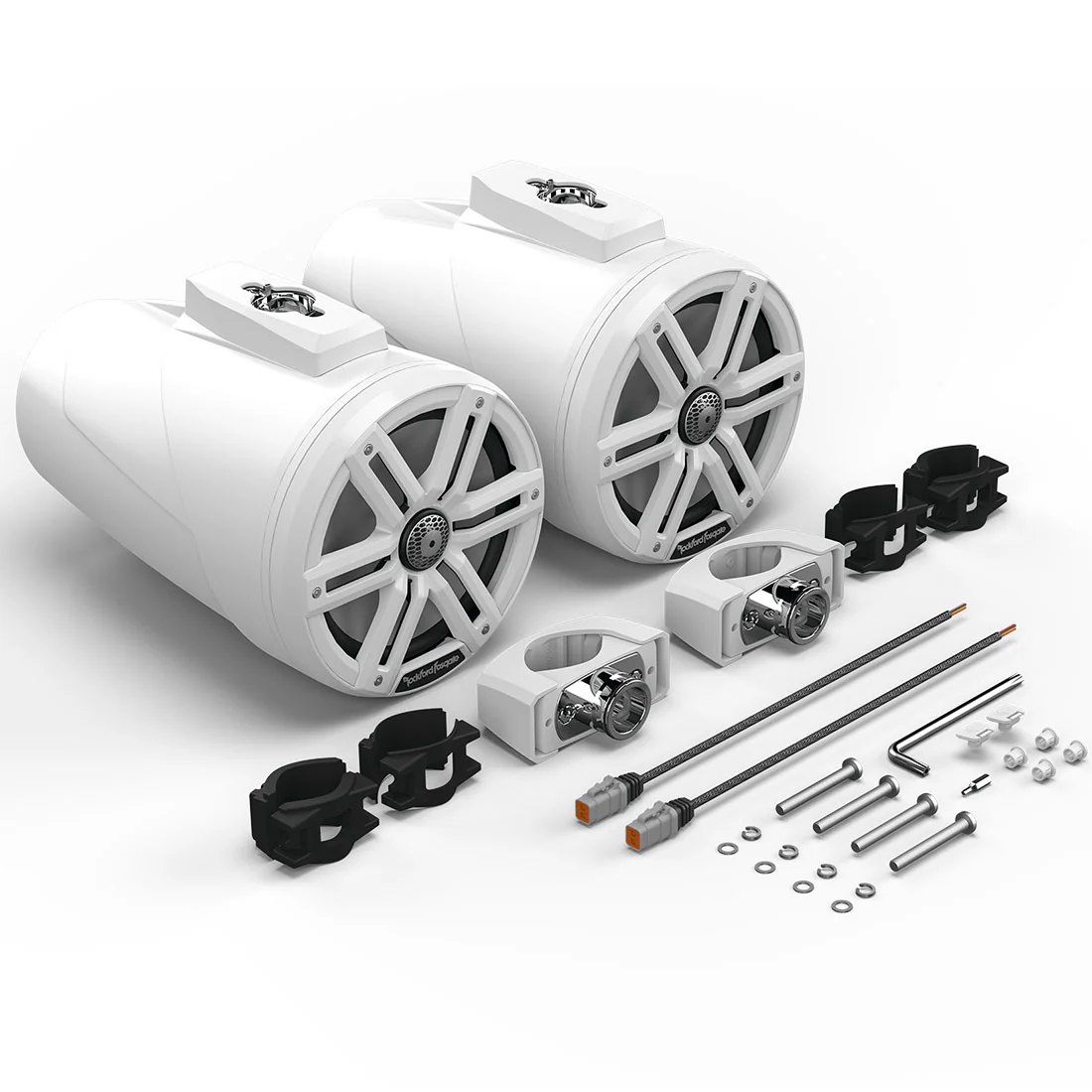 Rockford Fosgate M2WL-8 8" Color Optix Wake Tower Speakers - White - Pair (M2WL8) - Image 8
