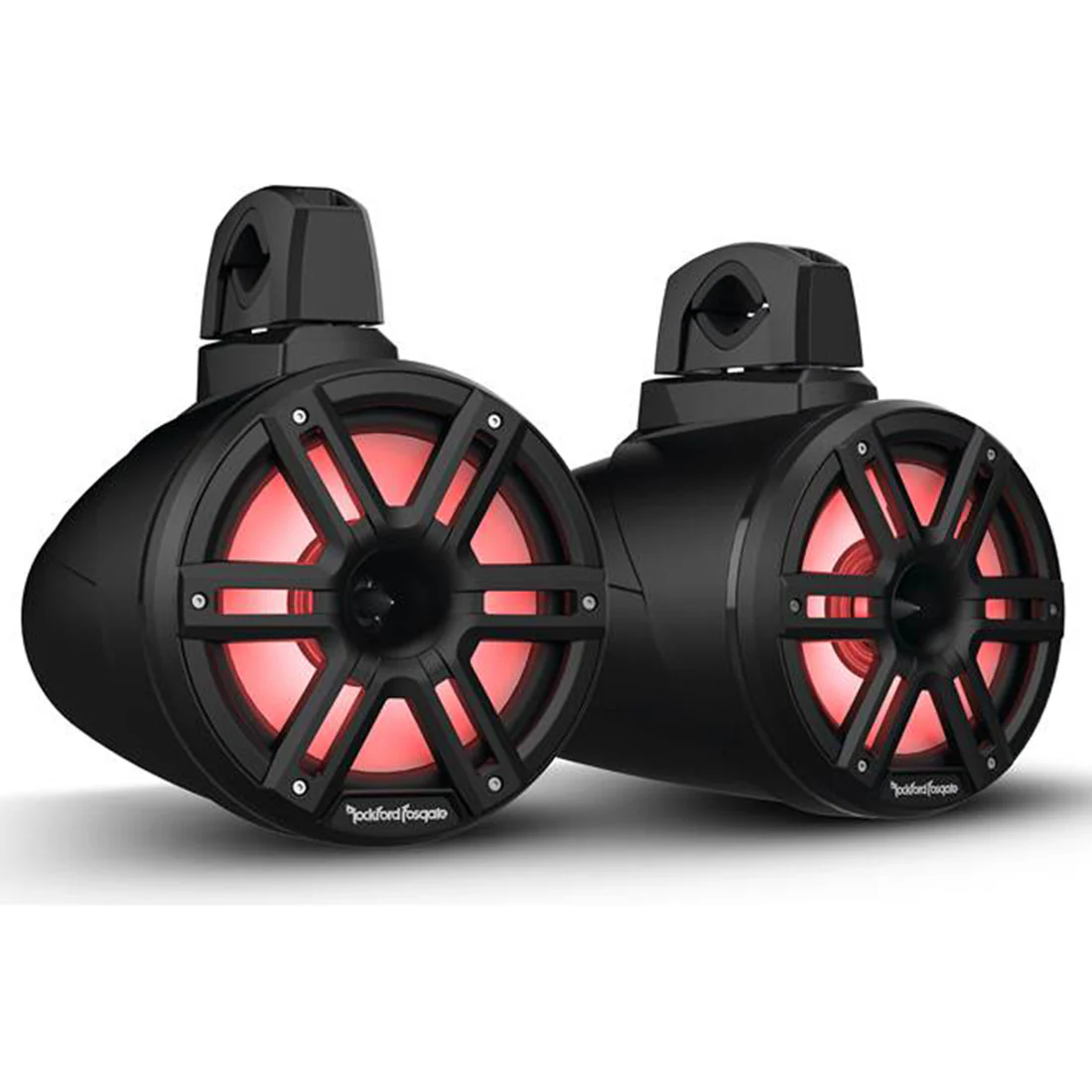 Rockford Fosgate M2WL-8HB 8" Color Optix Horn Wake Tower Speakers - Black - Pair (M2WL8HB)