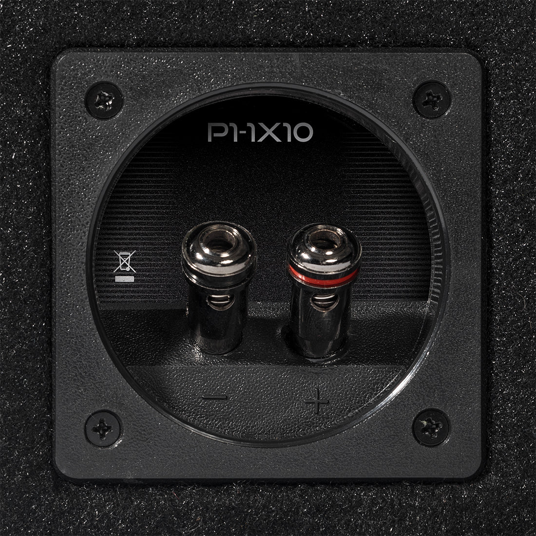 Rockford Fosgate P1-1X10 Punch Single P1 10" Loaded Subwoofer Enclosure (P11X10)