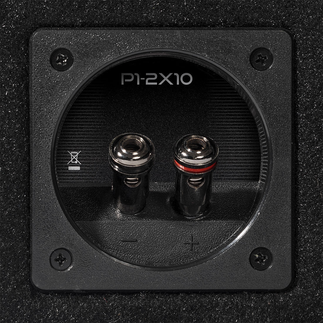 Rockford Fosgate P1-2X10 Punch Punch Dual P1 10" Loaded Subwoofer Enclosure (P12X10) - Image 2