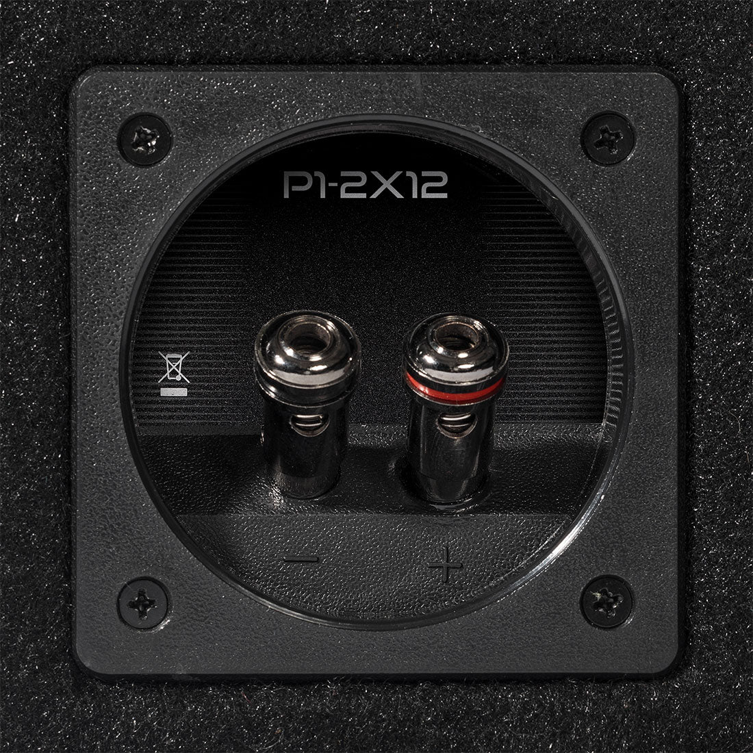 Rockford Fosgate P1-2X12 Punch Dual P1 12" Loaded Subwoofer Enclosure (P12X12) - Image 4