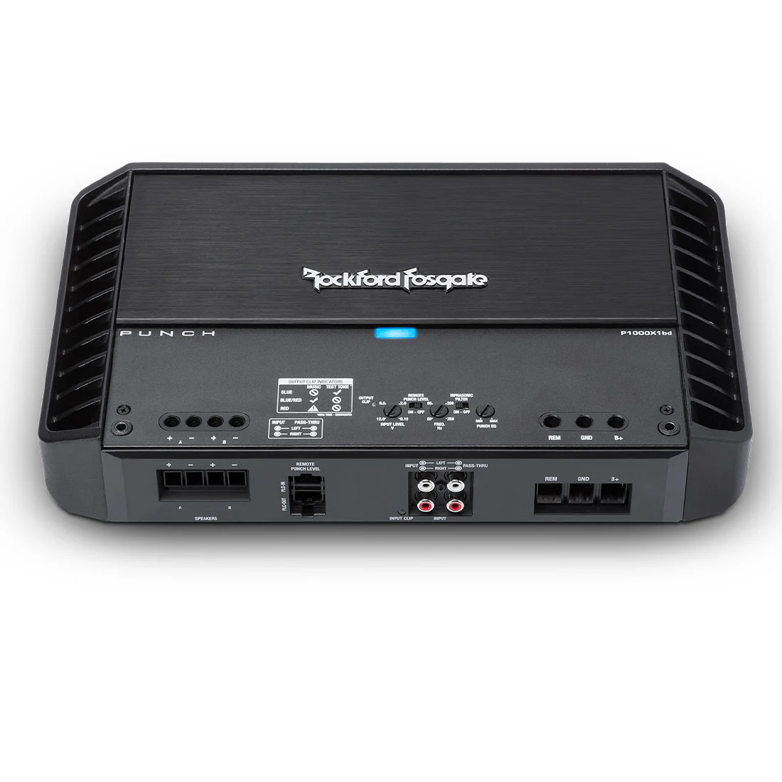 Rockford Fosgate P1000X1BD Punch 1,000 Watt Mono Subwoofer Amplifier (P1000X1BD) - Image 5