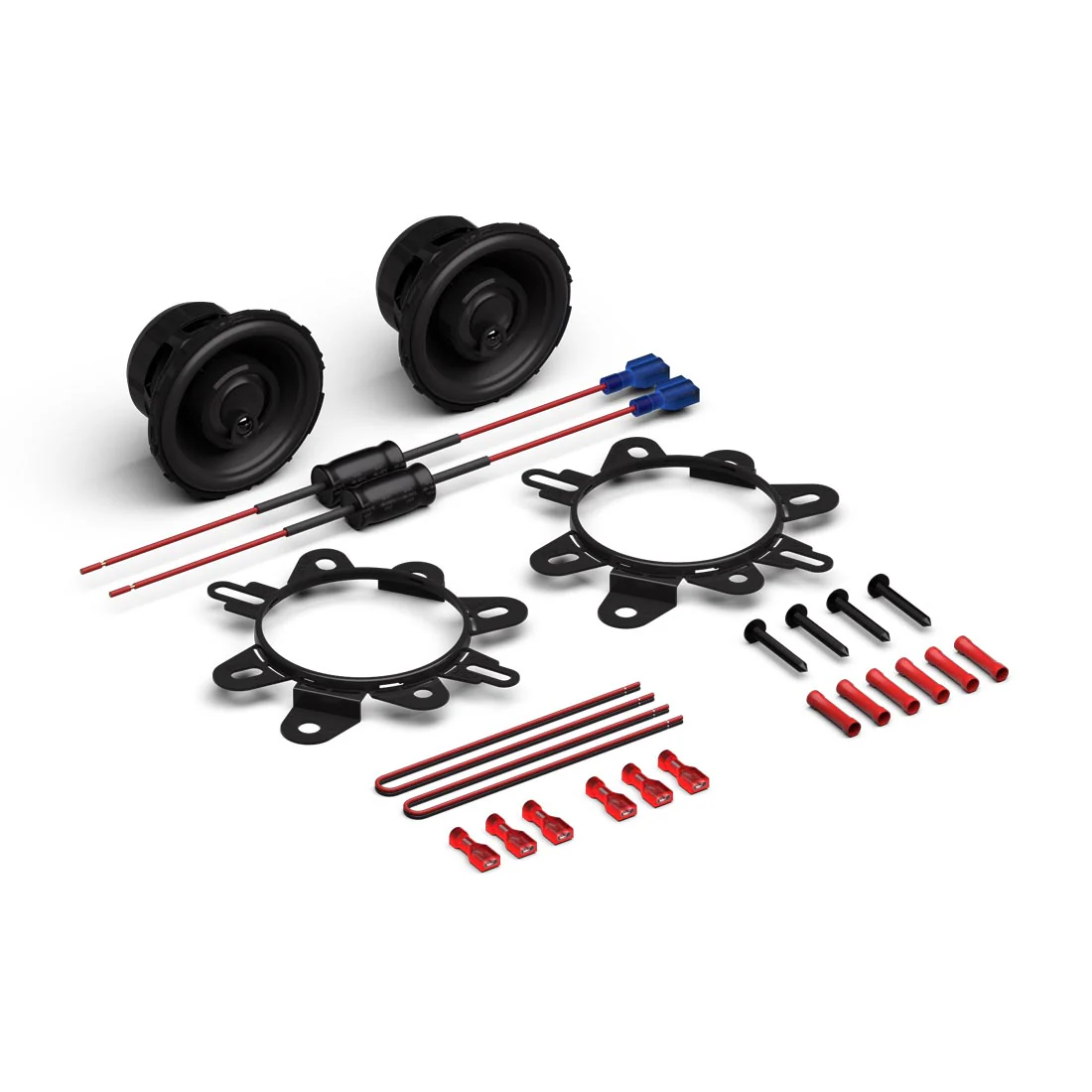 Rockford Fosgate P1V2-25 Punch P1 2.5" 3-Way Coaxial Speakers - Pair (P1V225) - Image 7