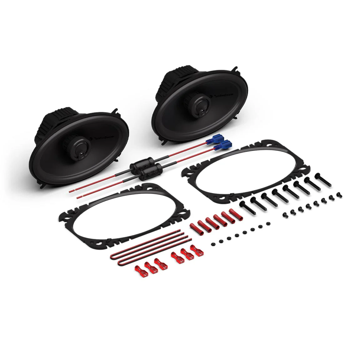 Rockford Fosgate P1V2-46 Punch P1 4"x6" 3-Way Coaxial Speakers - Pair - Image 6
