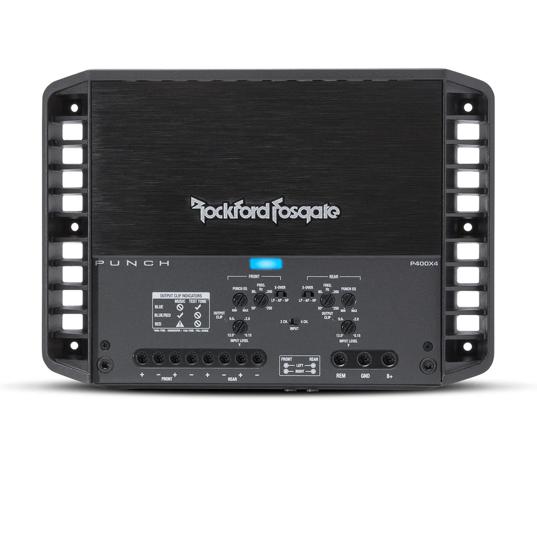 Rockford Fosgate P400X4 Punch 400 Watt 4-Channel Amplifier (P400X4) - Image 3