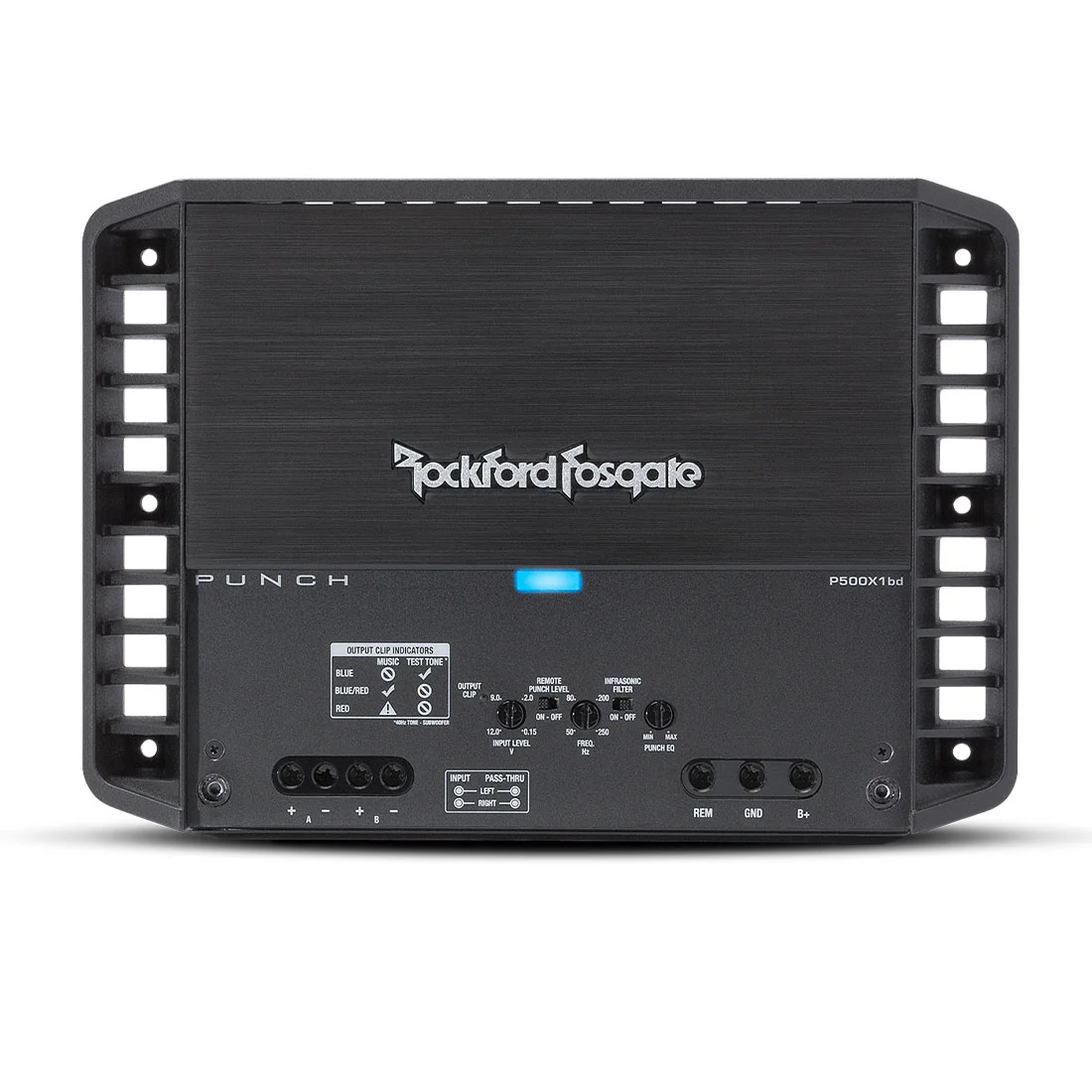 Rockford Fosgate P500X1BD Punch 500 Watt Mono Subwoofer Amplifier (P500X1BD) (OPEN BOX - LIKE NEW) - Image 5