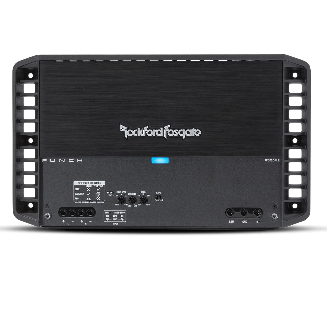 Rockford Fosgate P500X2 Punch 500 Watt 2-Channel Amplifier (P500X2) - Image 2