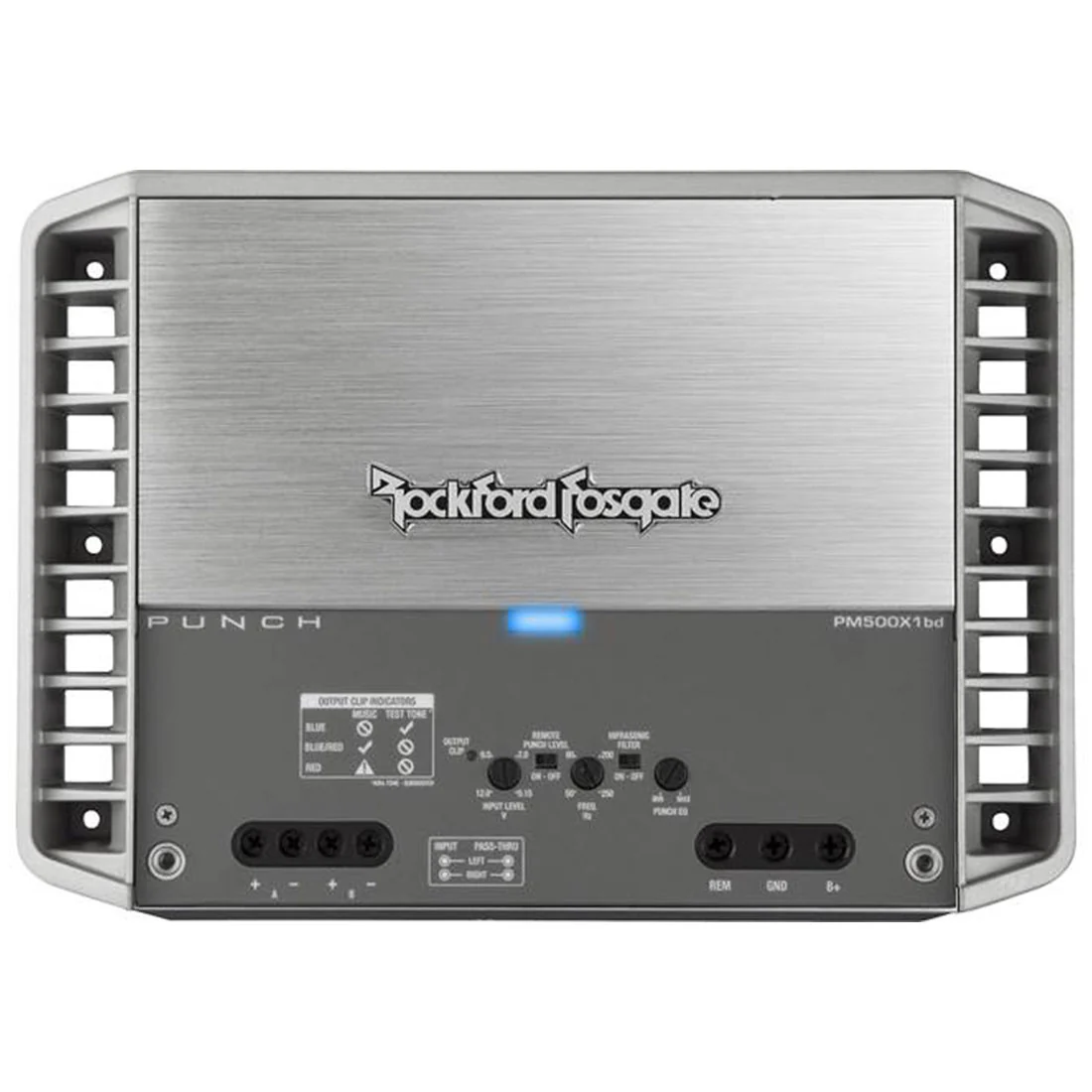 Rockford Fosgate PM500X1BD Punch Marine 500 Watt Mono Subwoofer Amplifier (PM500X1BD) - Image 3