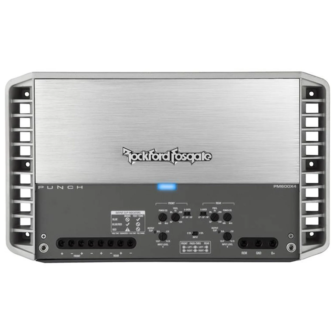 Rockford Fosgate PM600X4 Punch Marine 600 Watt 4-Channel Amplifier (PM600X4) - Image 2