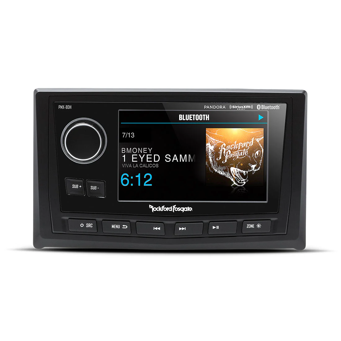 Rockford Fosgate PMX-8DH Punch Marine Full Function Wired 5" TFT Display Head (PMX8DH) - Image 8