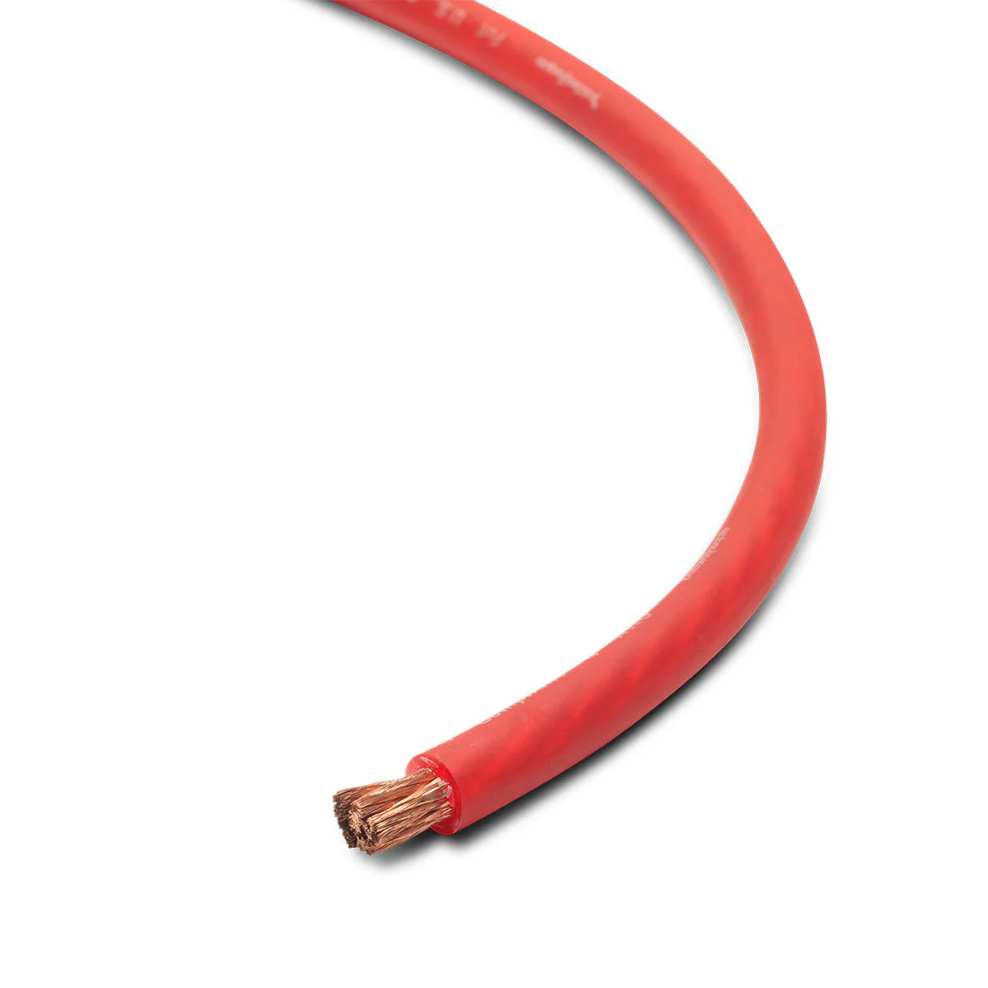 Rockford Fosgate RFW4R 100 Foot Spool 4 AWG Frosted Red Wire (RFW4R)