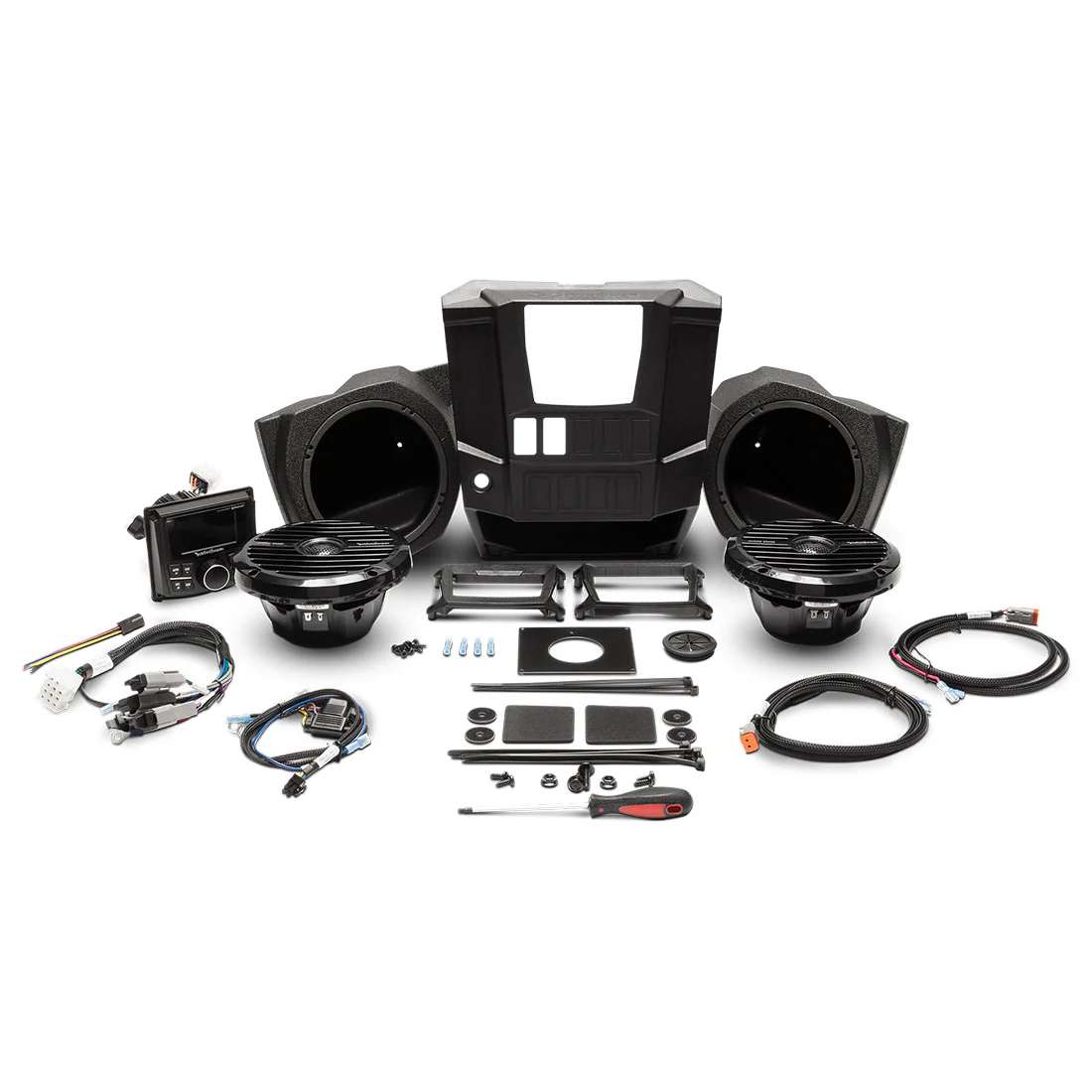 Rockford Fosgate RNGR-STAGE2 Stereo and Speaker Kit for Select 2015-18 Polaris Rangers (RNGRSTAGE2) - Image 2