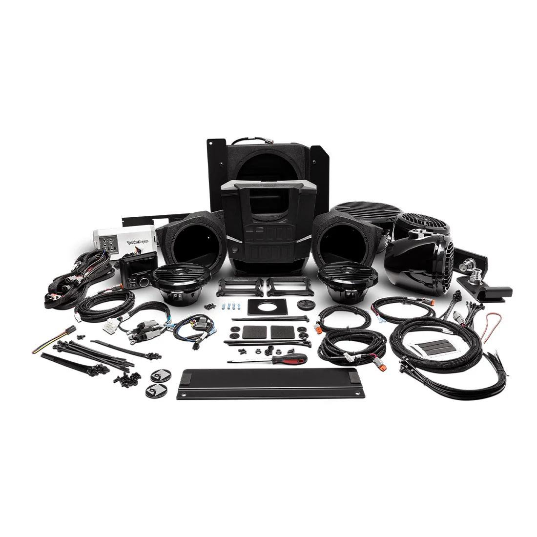 Rockford Fosgate RNGR-STAGE4 Stereo, Front Lower Speaker, Rear Speaker, and Subwoofer Kit for Select Polaris RANGER Models (Gen-1) (RNGRSTAGE4) - Image 2