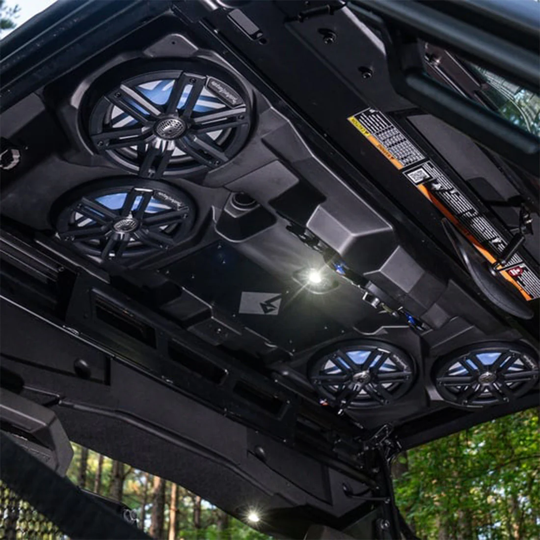 Rockford Fosgate RNGR18-ROOF2M2 Front Audio Roof for Select 2018+ Polaris Ranger 2-Door Models (RNGR18ROOF2M2) - Image 5