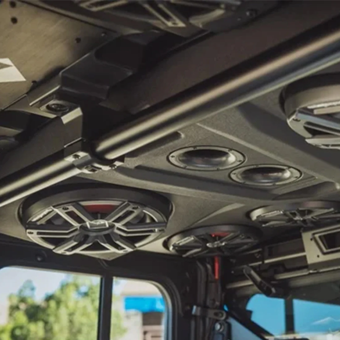 Rockford Fosgate RNGR18-ROOF4M2 Front & Rear Audio Roof for Select 2018+ Polaris Ranger Crew Models (RNGR18ROOF4M2) - Image 7