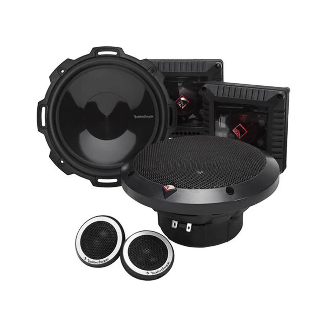 Rockford Fosgate T1675-S 6.75" Power Series Component System - Black (T1675S)