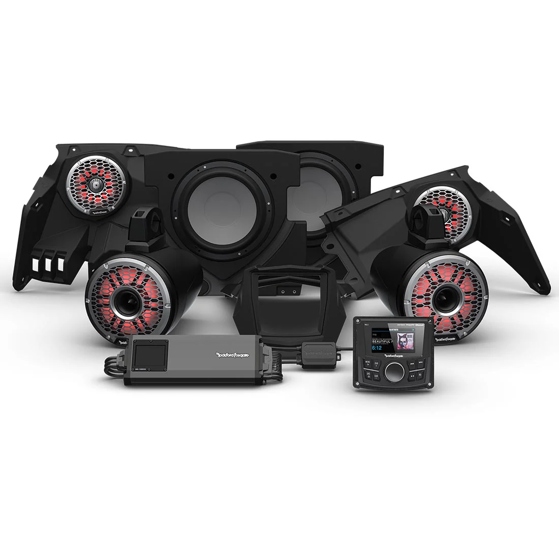 Rockford Fosgate X317-STG6 2017+ Can-Am X3 Stage-6 Audio System (Gen-3) (X317STG6)