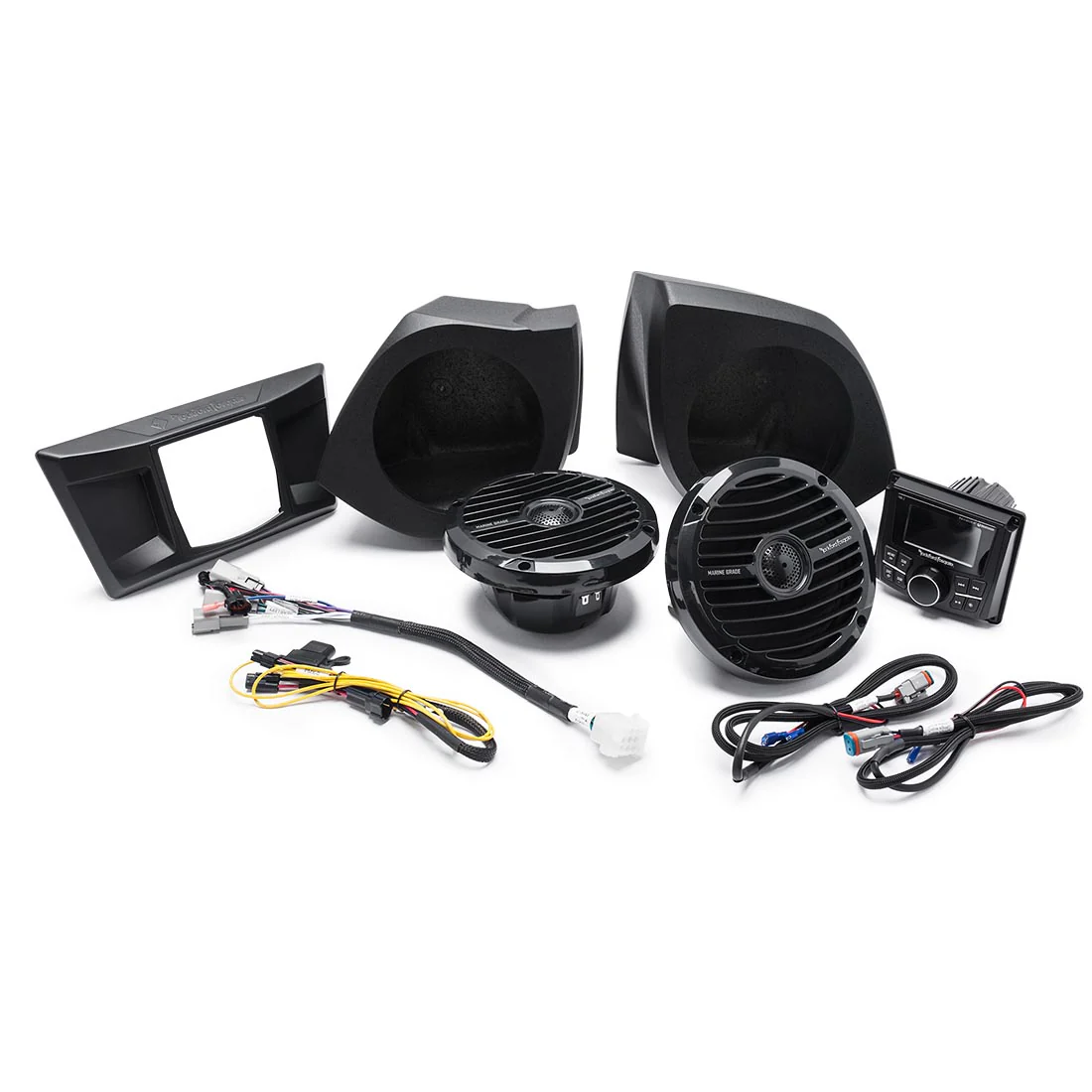 Rockford Fosgate YXZ-STAGE3 400 Watt Amplified Stereo, Front Speaker and Subwoofer Kit for select YXZ models (YXZSTAGE3) - Image 2