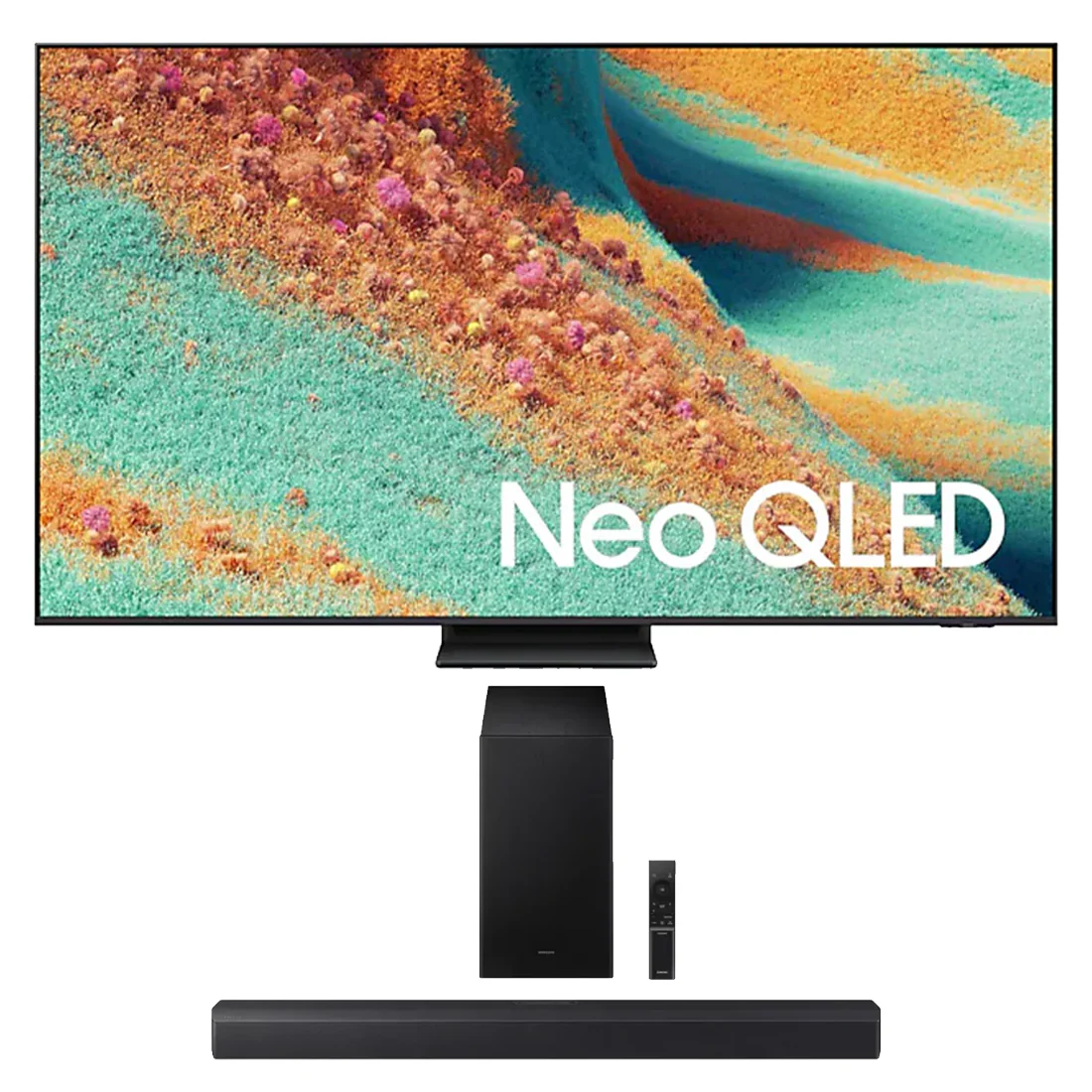 Samsung QN85F Neo QLED 4K Vision AI Smart TV | HW-B550F/ZC 2.1 Channel Soundbar - 2025 - Bundle