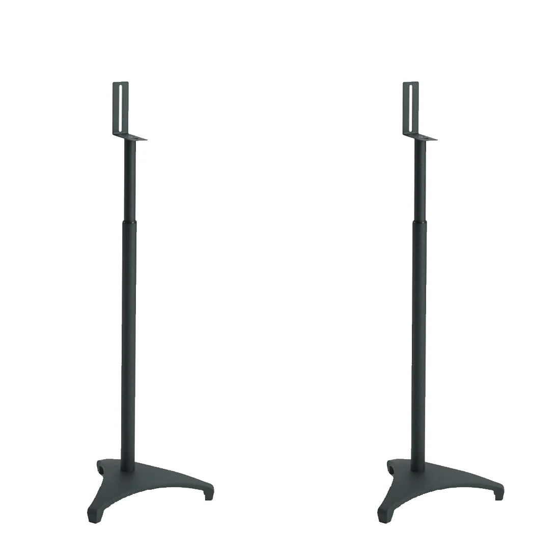 Sanus EFSAT-B1 Adjustable-Height Speaker Stands Pair - Black (EFSATB1)