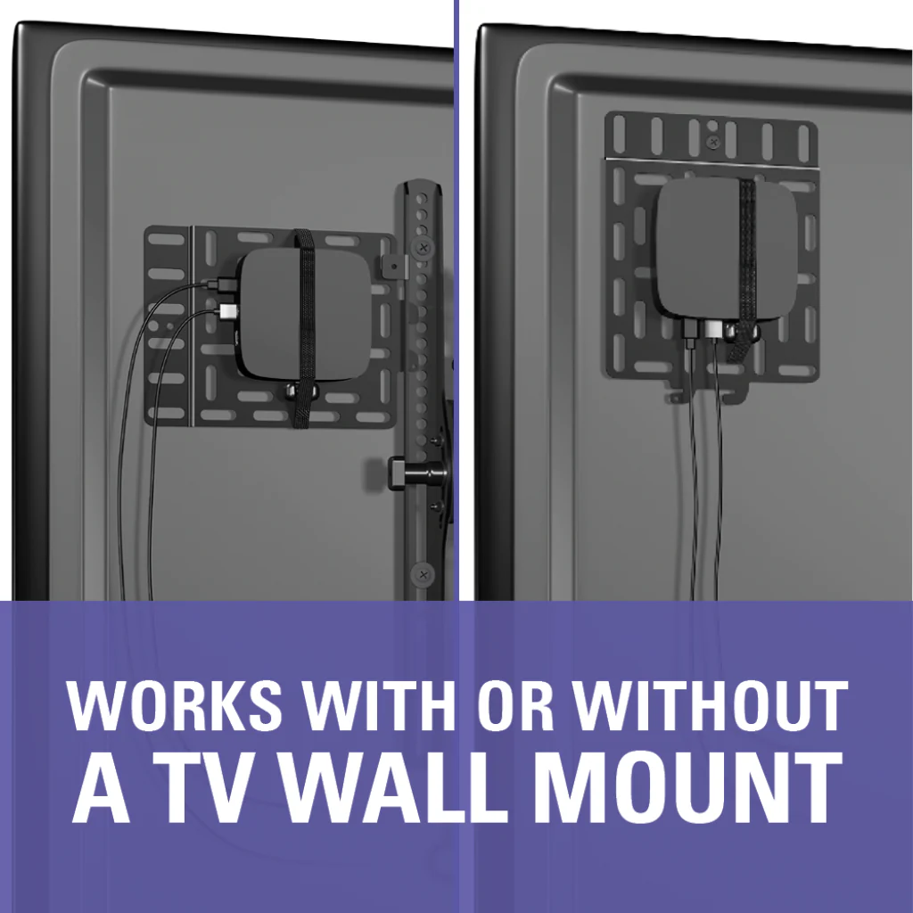 Sanus SASP1-B1 Streaming Device Panel for small devices up to 3 lbs (SASP1B1) - Image 3