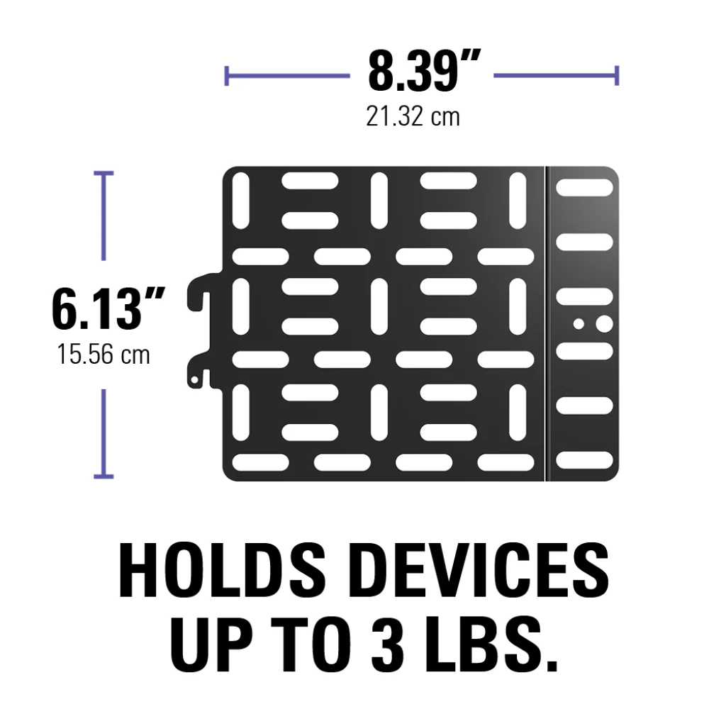 Sanus SASP1-B1 Streaming Device Panel for small devices up to 3 lbs (SASP1B1) - Image 6