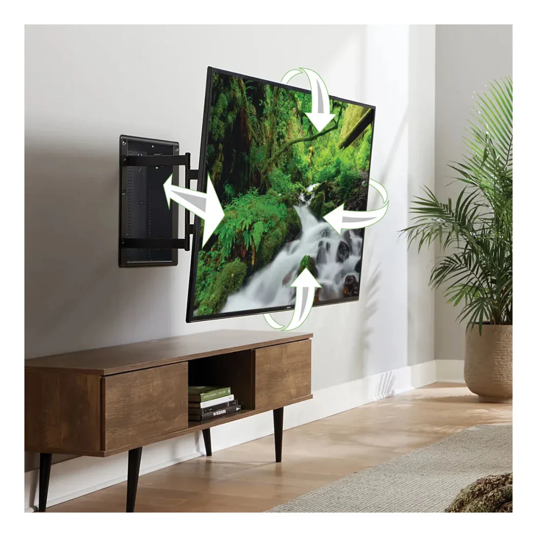 Sanus VIWLF128-B2 Premium Large In-Wall Full-Motion Mount for 42-85" TVs (VIWLF128B2) - Image 7