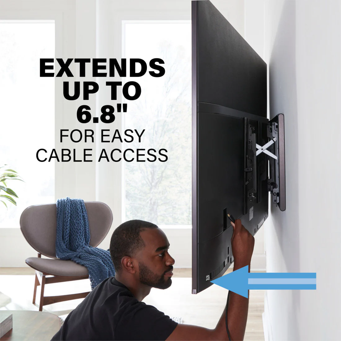 Sanus VLT7-B3 Advanced Tilt 4D Premium TV Mount 42"-90" (VLT7B3) - Image 9
