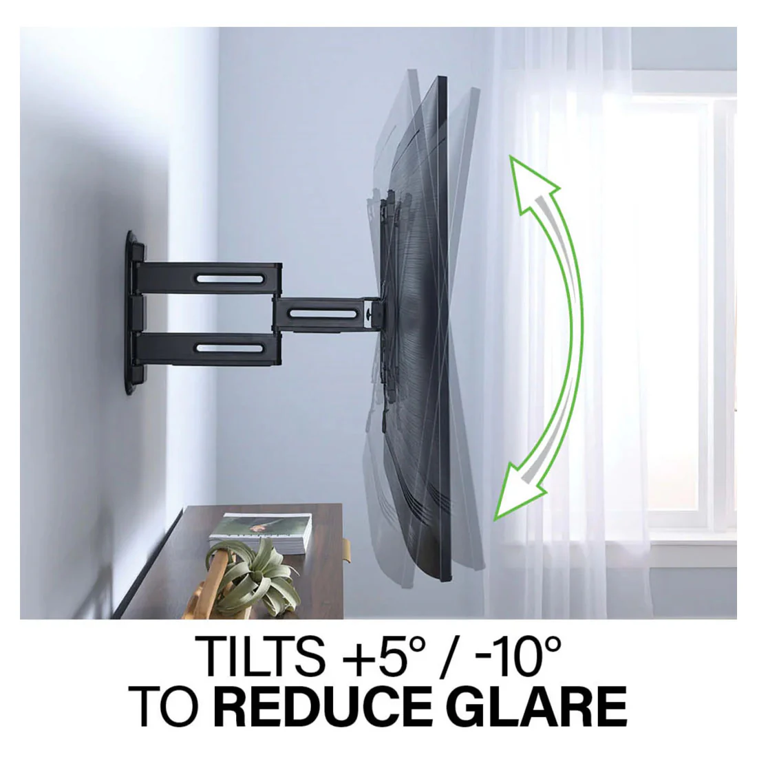 Sanus VMF822-B3 Advanced Full Motion 4D Shift TV Wall Mount for TVs 32"-65" (VMF822B3) - Image 7