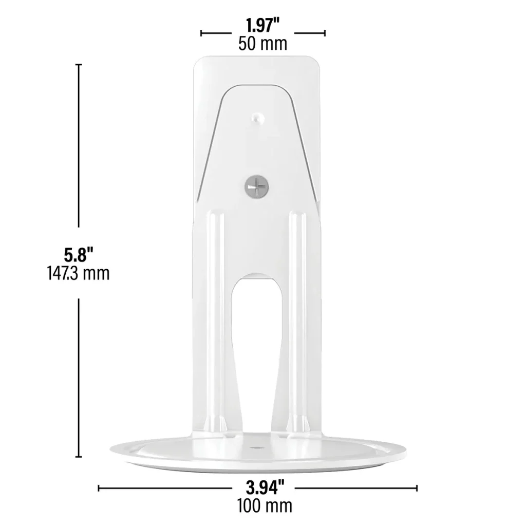 Sanus WSFME12 Fixed Speaker Wall Mount for Sonos Era 100 - Pair - Image 5