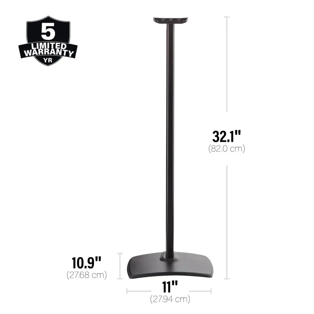 Sanus WSSE32 32" Speaker Stand for Sonos Era 300 - Pair (WSSE32B2) - Image 10