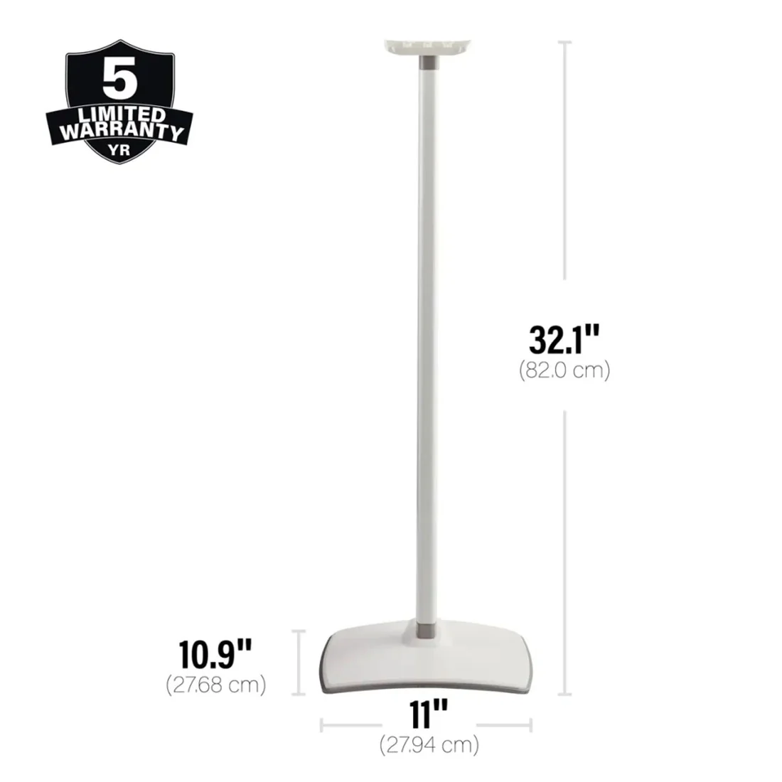 Sanus WSSE32 32" Speaker Stand for Sonos Era 300 - Pair (WSSE32B2) - Image 11