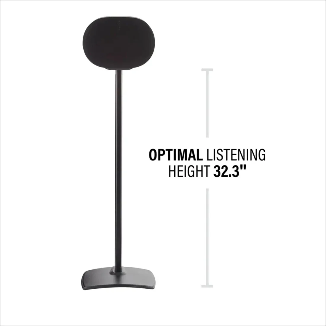 Sanus WSSE32 32" Speaker Stand for Sonos Era 300 - Pair (WSSE32B2) - Image 3