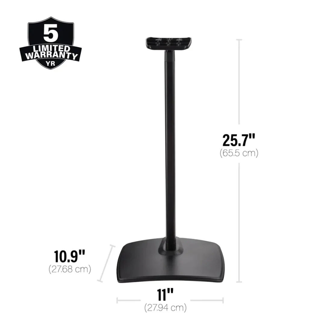 Sanus WSSE3A1 Height Adjustable Speaker Stand For Sonos Era 300 - Each (WSSE3A1B2) - Image 17