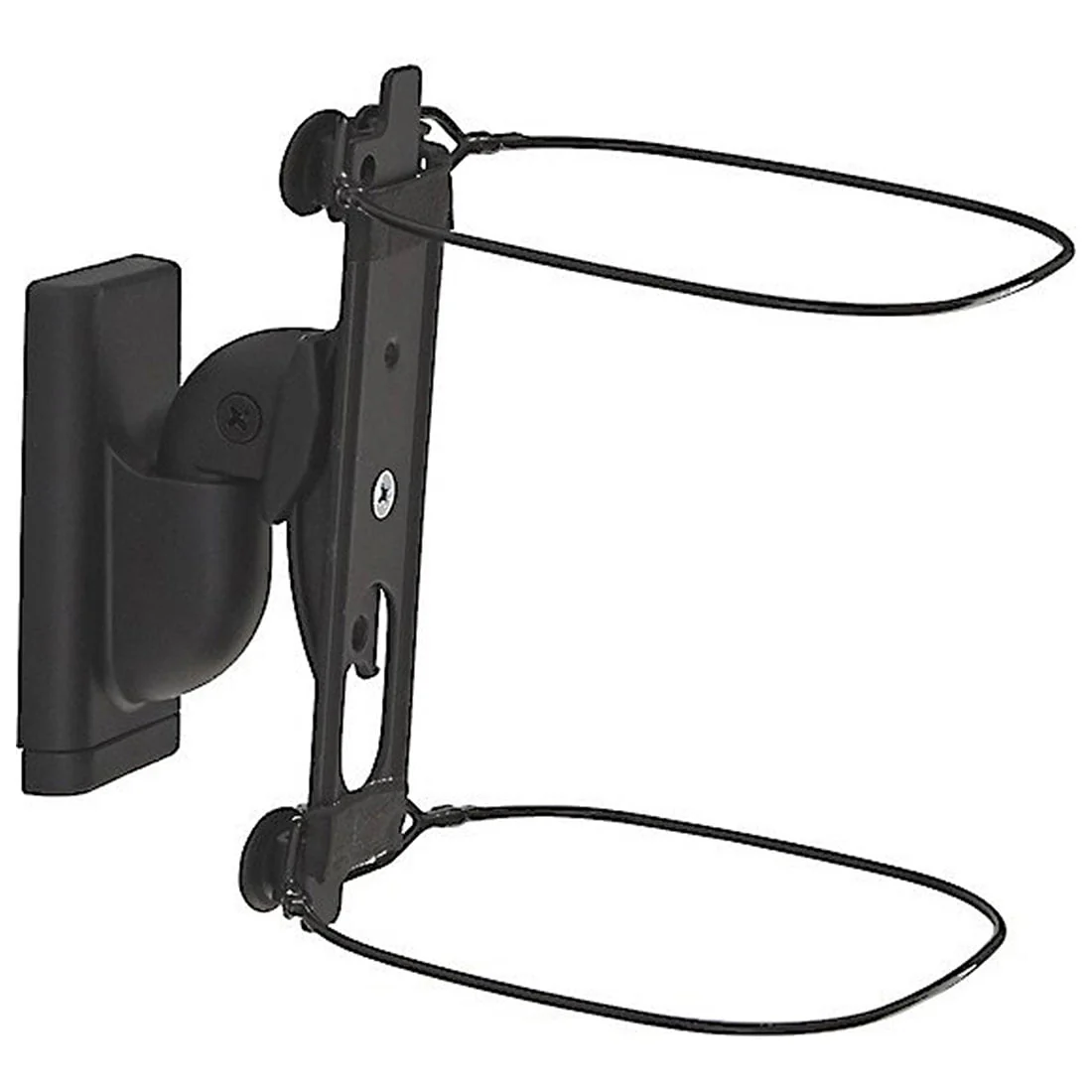 Sanus WSWM21-B1 Speaker Swivel and Tilt Wall Mounts for Sonos ONE, Play:1, and Play:3 - Black - Each (WSWM21 BLACK)