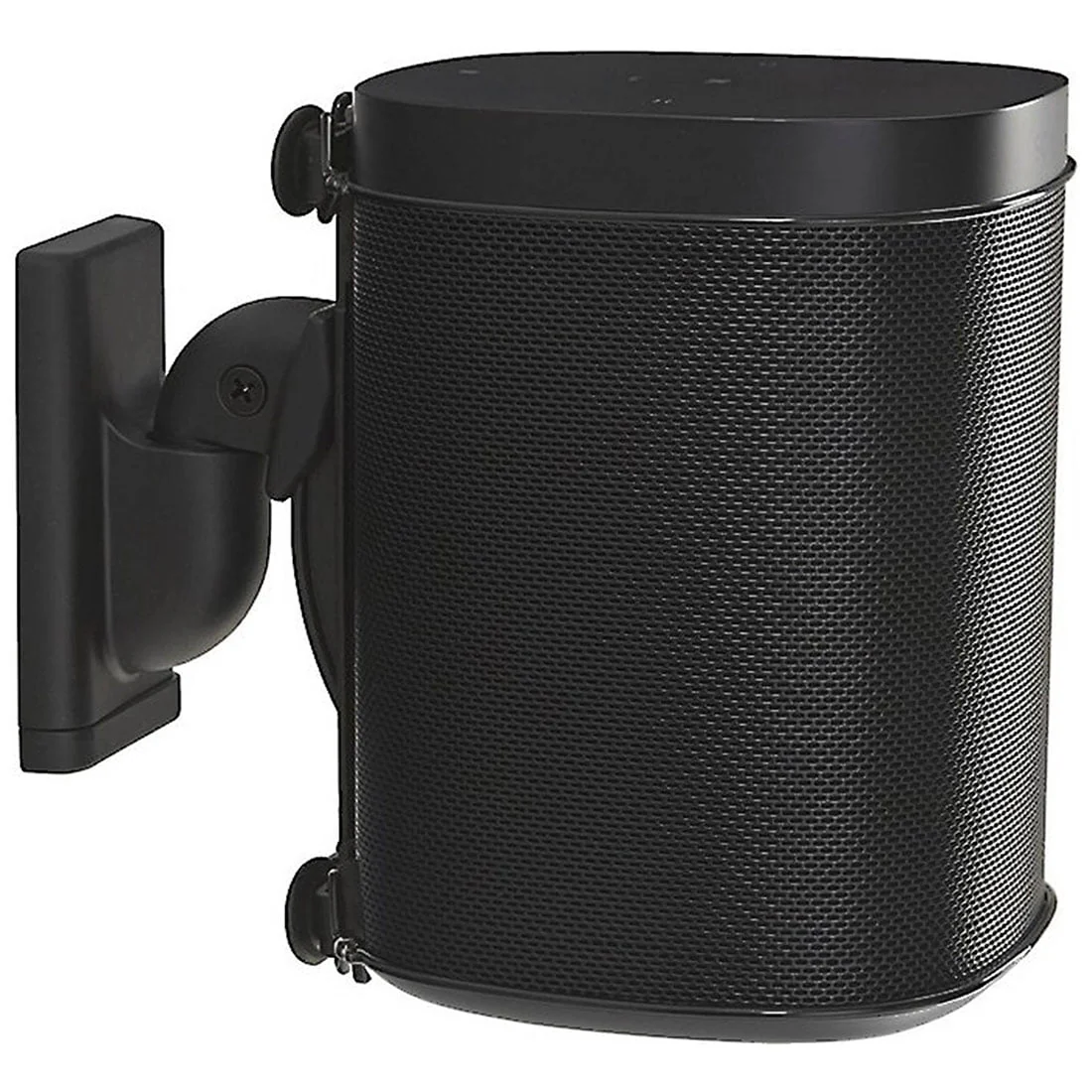 Sanus WSWM21-B1 Speaker Swivel and Tilt Wall Mounts for Sonos ONE, Play:1, and Play:3 - Black - Each (WSWM21 BLACK) - Image 2