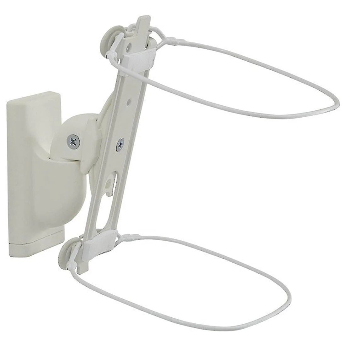 Sanus WSWM21-W1 Speaker Swivel and Tilt Wall Mounts for Sonos ONE, Play:1, and Play:3 - White - Each (WSWM21 WHITE)