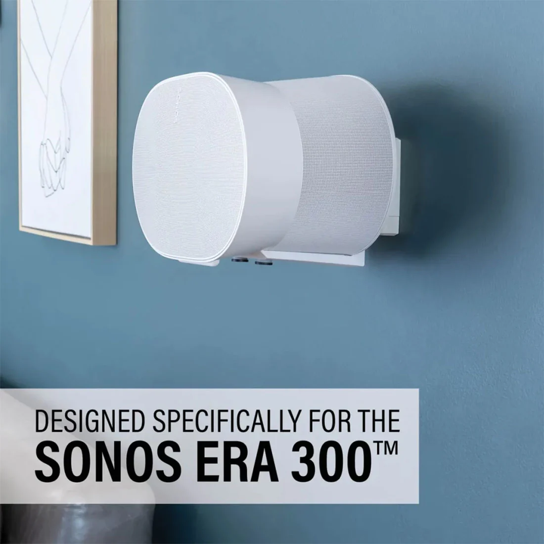 Sanus WSWME32-W2 Adjustable Speaker Wall Mount Designed For The Sonos Era 300 - White - Pair (WSWME32W2) - Image 2