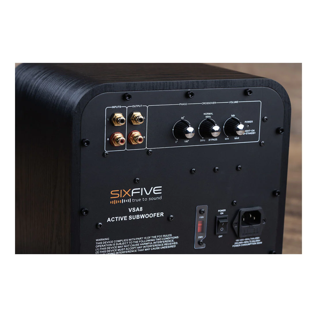 SixFive VSA8 V Series Premium 8? Powered Subwoofer - Each (VSA8) - Image 4