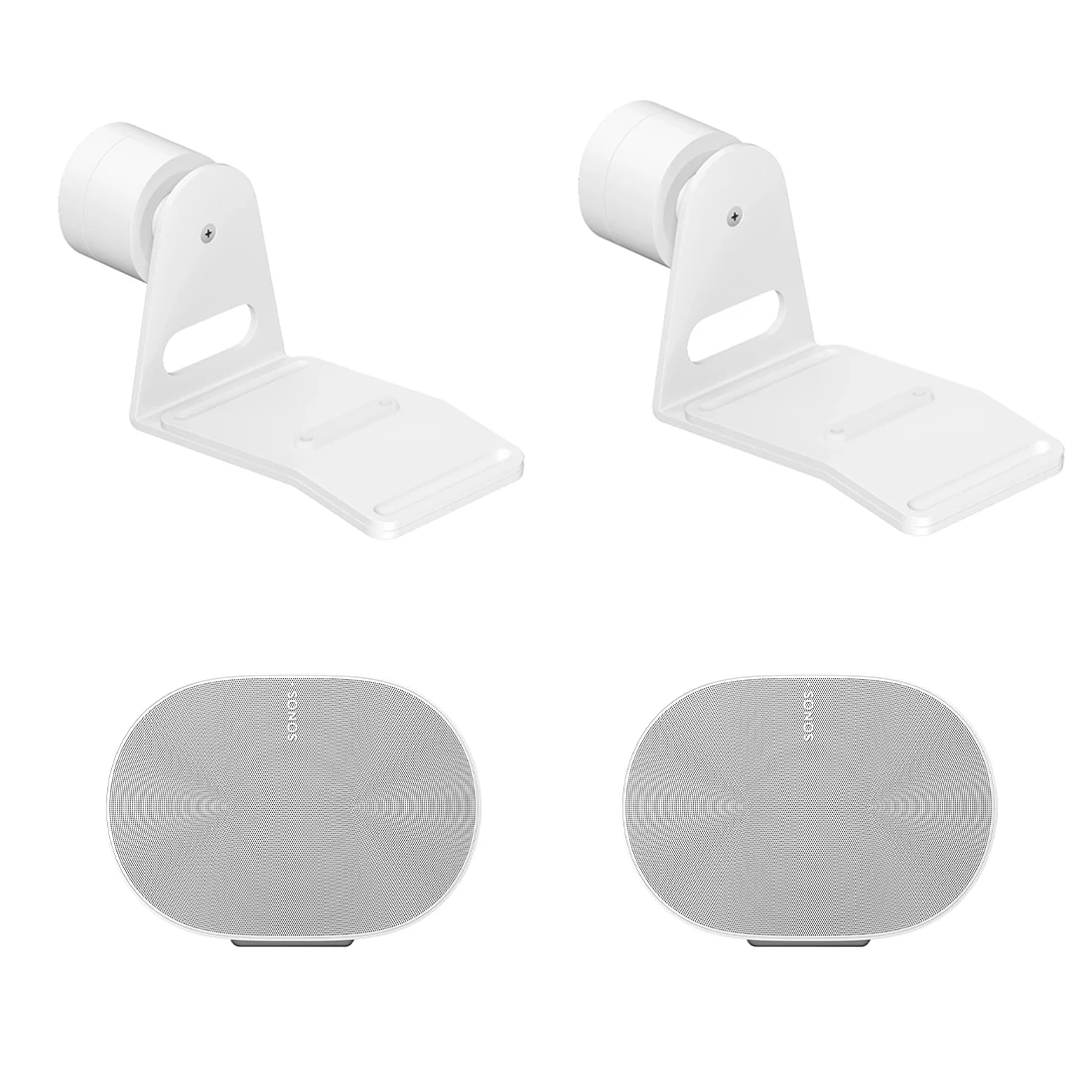 Sonos Era 300 Wireless Bluetooth Smart Speaker with Wall Mount - Pair - Bundle - Image 2