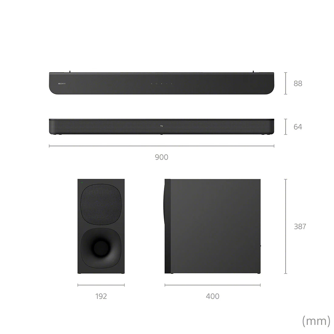 Sony HT-S400 2.1 Channel Soundbar with Wireless Subwoofer - 2022 Model (HTS400) - Image 8
