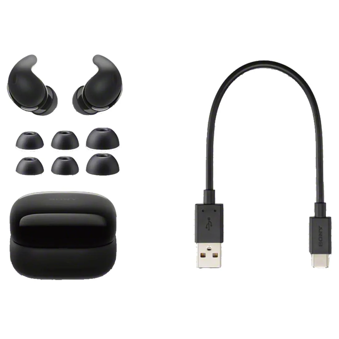 Sony WFLS910N/B LinkBuds Fit Truly Wireless Noise Cancelling Earbuds - Black - Image 5
