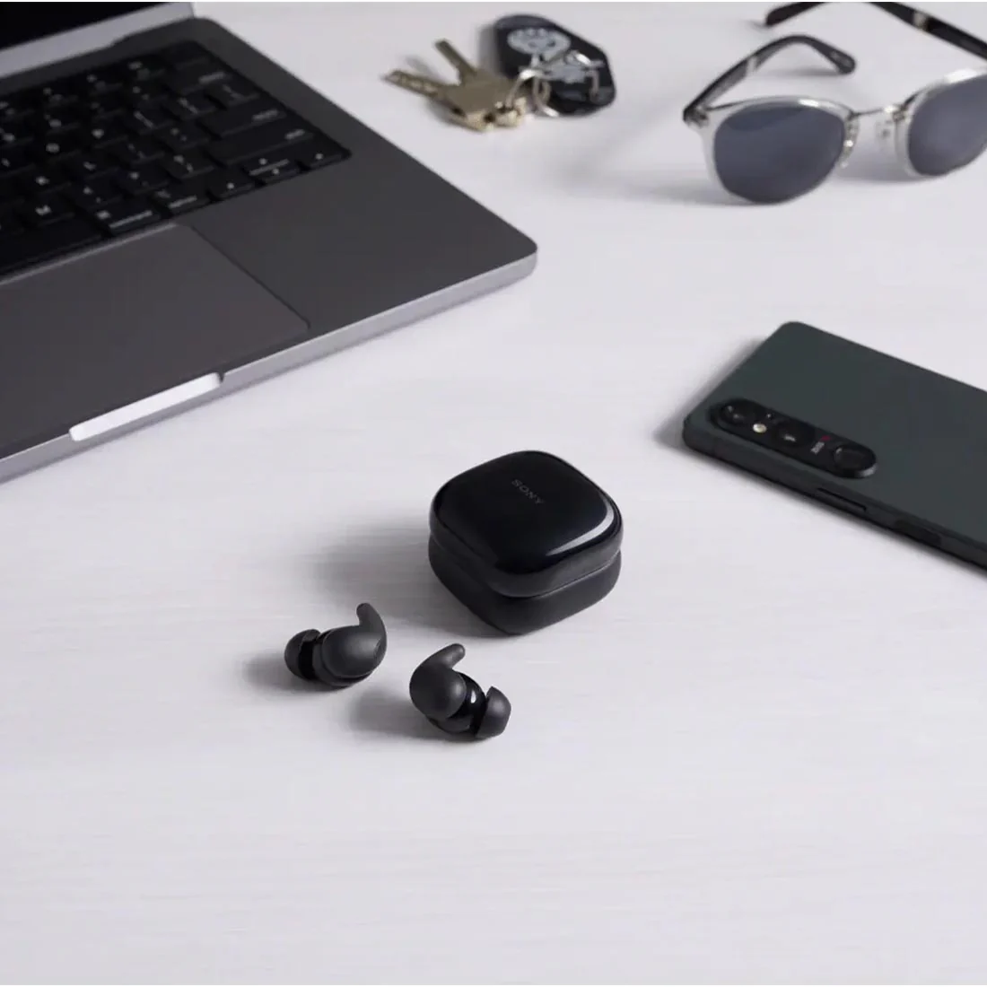 Sony WFLS910N/B LinkBuds Fit Truly Wireless Noise Cancelling Earbuds - Black - Image 7
