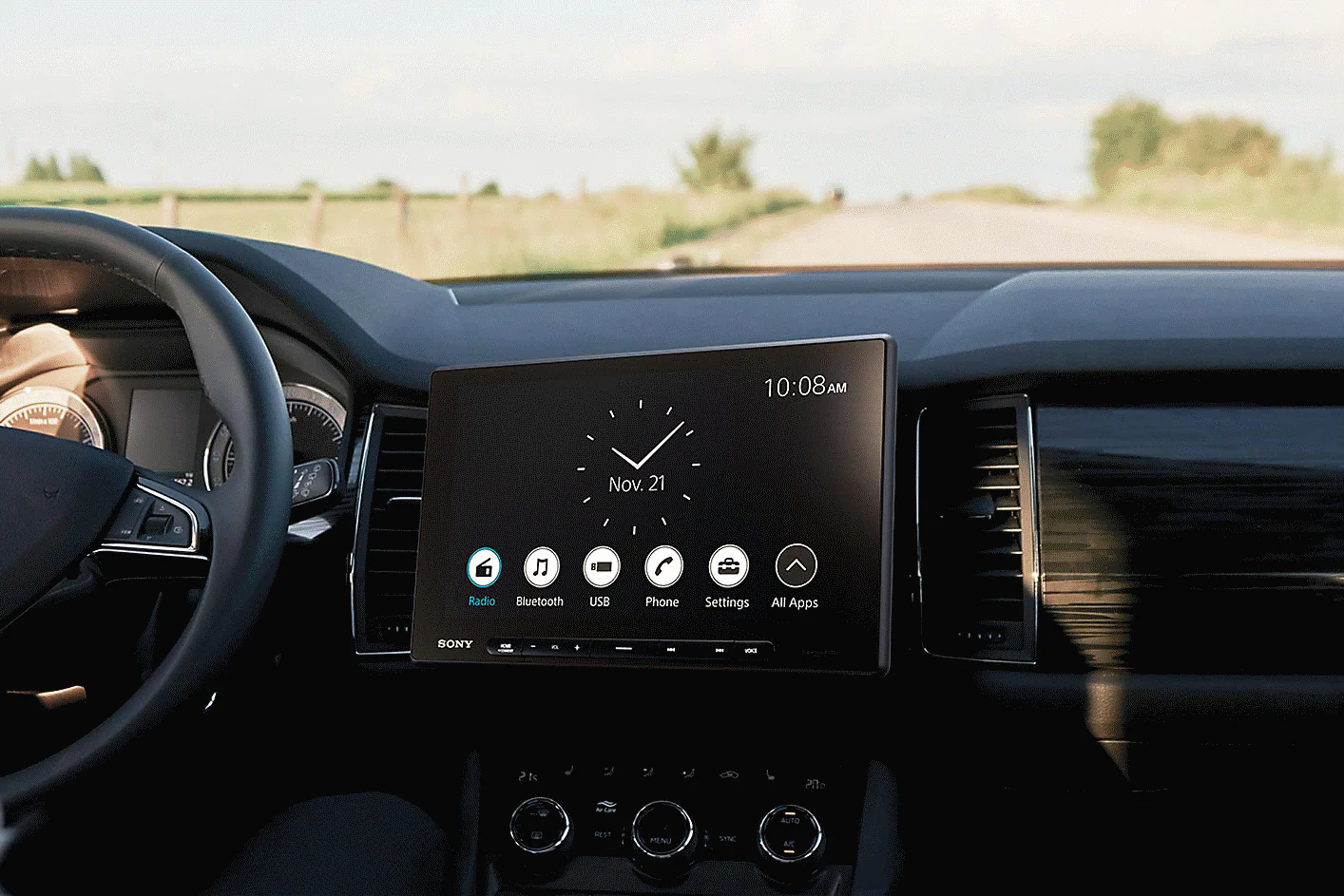 Sony XAV-AX8500 10.1" Floating Digital Multimedia Receiver | SiriusXM SXV300V1C Connect Vehicle Tuner Bundle - Image 8