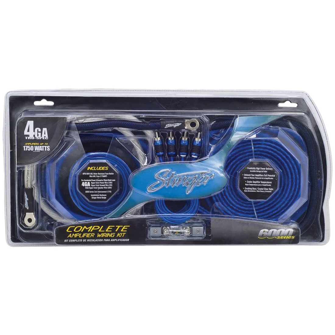 Stinger SK6641C 4 Gauge 6000 Series Complete Wiring Kit